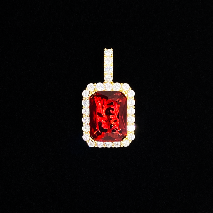 RED RUBY PENDANT |  GOLD |  SILVER 925