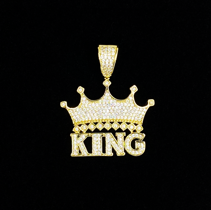 KING CRAWN PENDANT |  GOLD | SILVER 925
