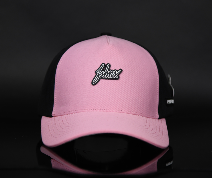 BICOLOR CAP  | PINK AND BLACK  | FSHNS