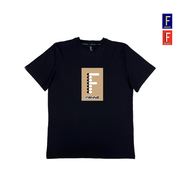 FLAG RACE CLUB  BOX TEE |  BLACK  |  COLORS