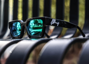 Polarized Kronos Sunglasses | Black, green, white | FSHNS