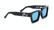 Polarized Kronos Sunglasses | Black, green, white | FSHNS