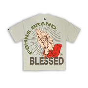 Blessed Hands Oversize | Beige  |Green, grey  colors
