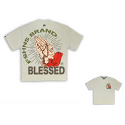 Blessed Hands Oversize | Beige  |Green, grey  colors