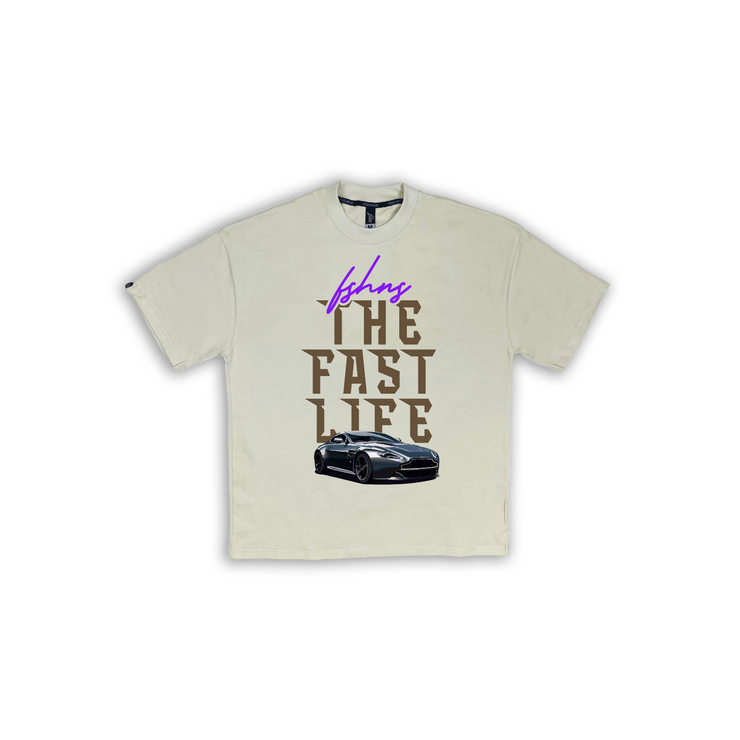 The fast life | Vanilla  Oversize | Brown , Purple