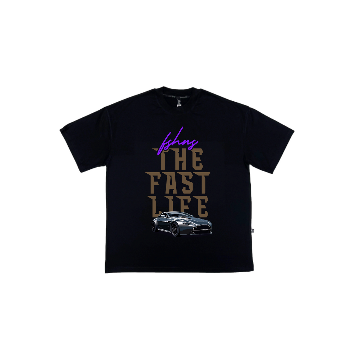 The fast life | Black Oversize | Brown , Purple – Fshns To Go