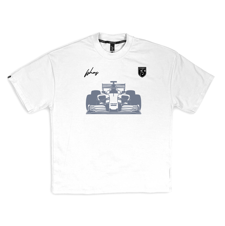 Pit Car   | White  Oversize | Grey ,Black | Space Race