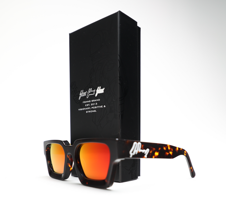Polarized Kronos Sunglasses |BROWN TORTOISE | RED |WHITE  | FSHNS
