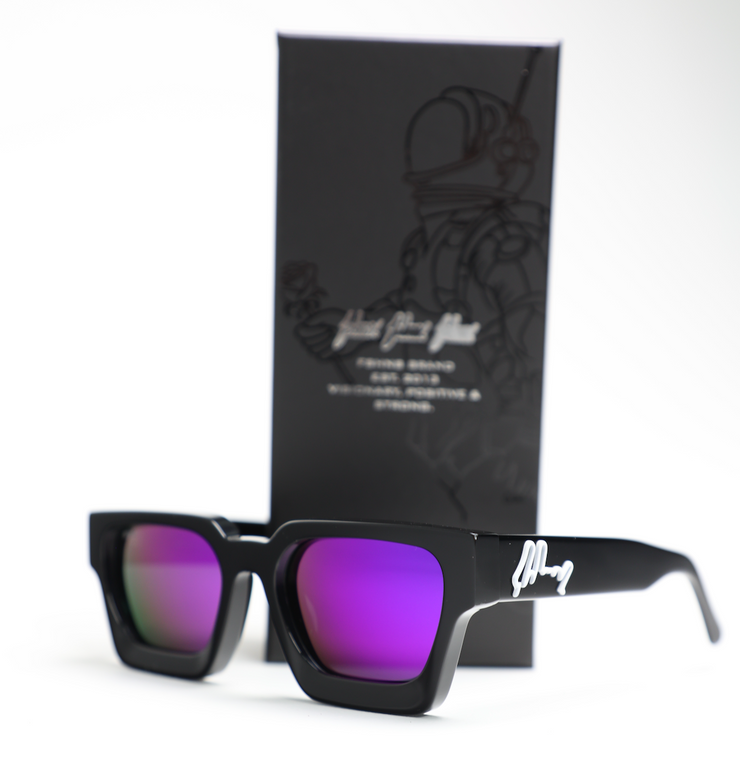 Polarized Kronos Sunglasses | BLACK,PURPLE , WHITE | FSHNS