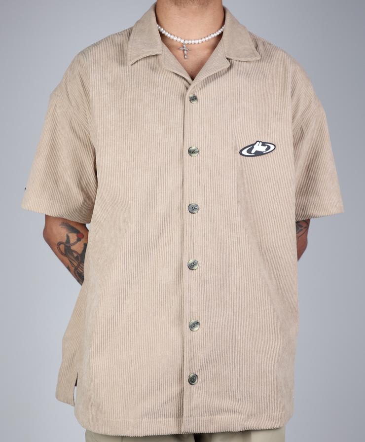 CORDUROY  SHIRT OVERSIZE | BEIGE | FSHNS