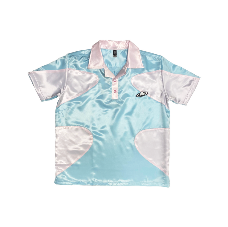 Aura Polo Pink/Blue | Cut & Sew