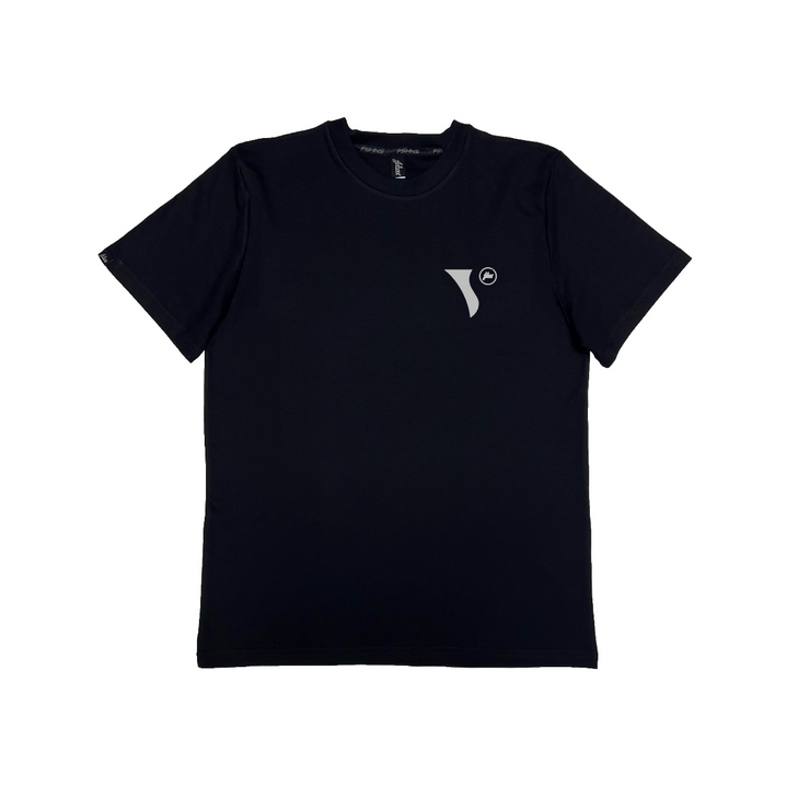 Visionary  Medium V   PIMA Tee | Black | White