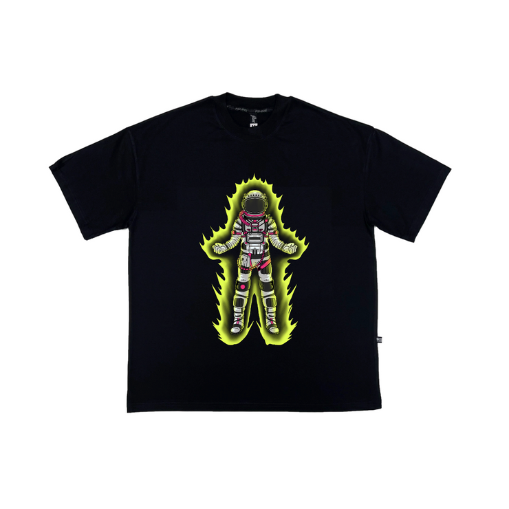 Astro  Kaioken  Oversize tee  | Black | Yellow