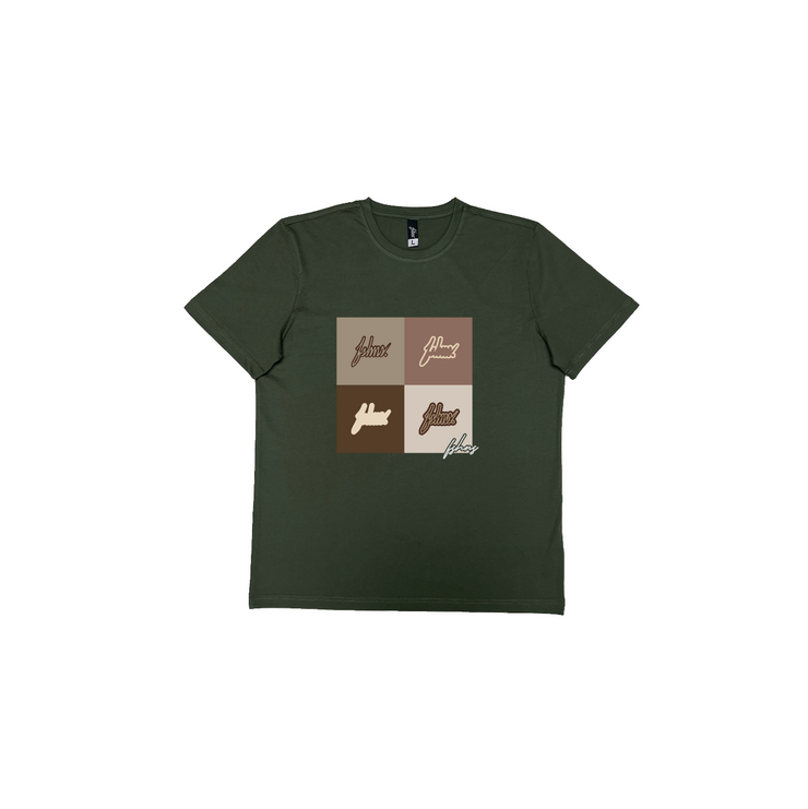 Signature The Box Premium Tee | Olive  | Brown