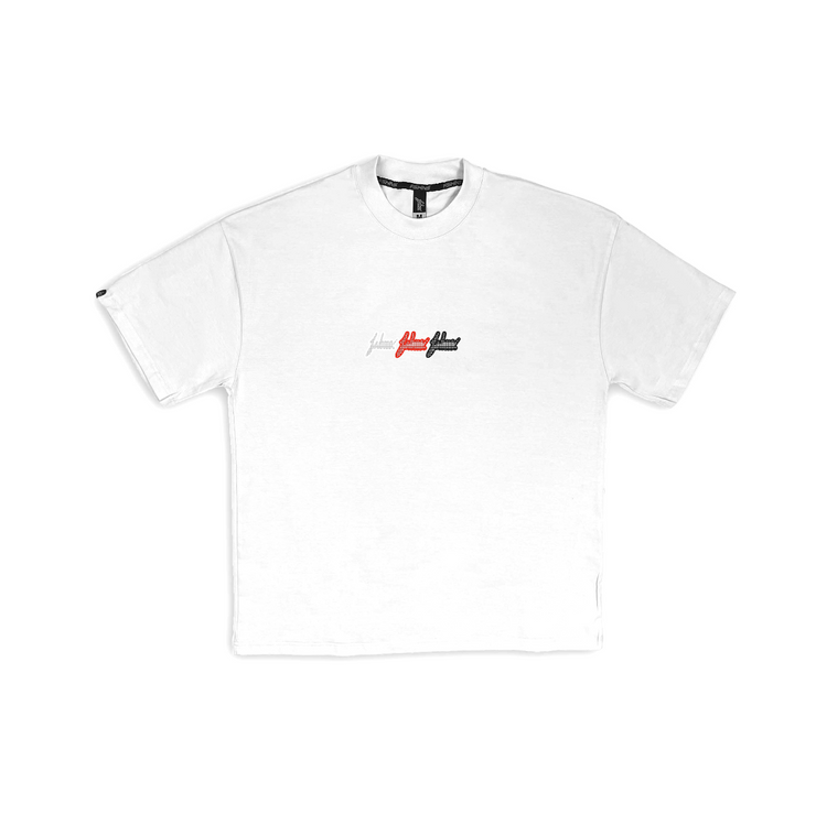 3 Layer Grill Red Oversize | White  |  White, Red, Black