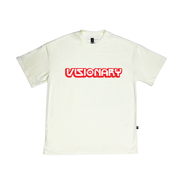 Cyber Style 007 Oversize | Vanilla | Red & Wht