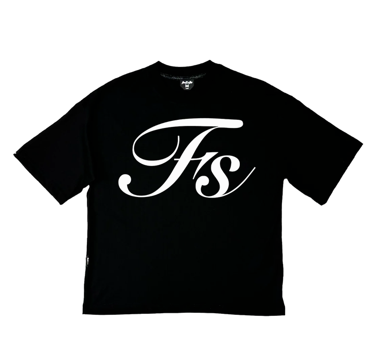 Stella Logo Boxy Tee| Black | White  | FSHNS