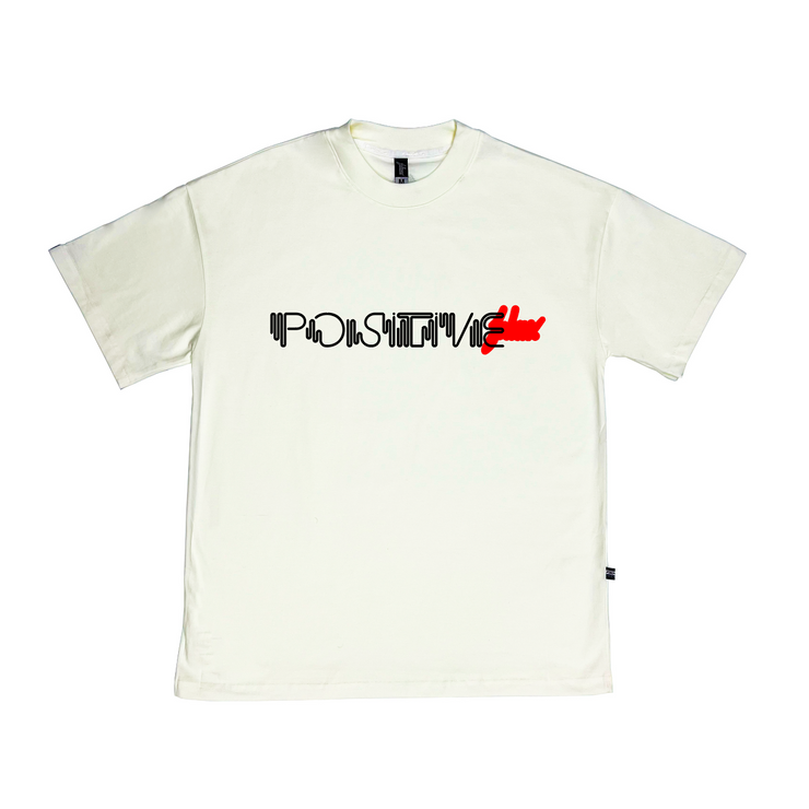 Radar Signal Oversize Tee | Vanilla | Black , Red   |  FSHNS