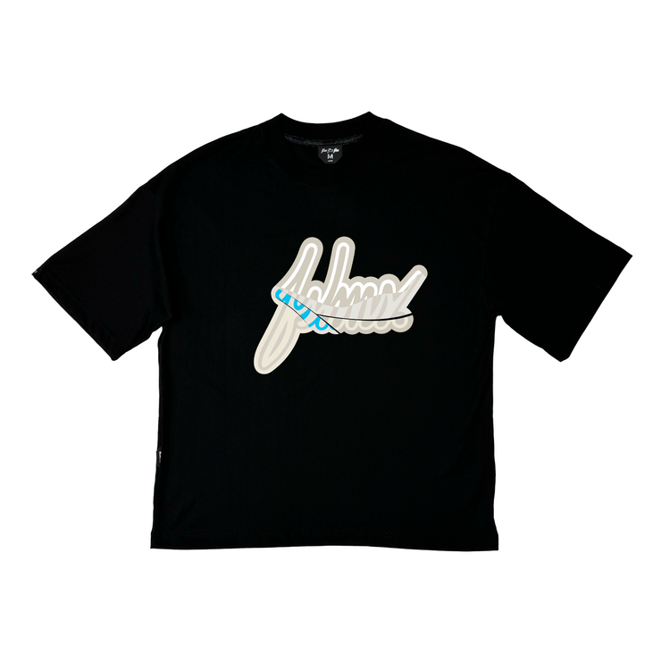 Chopped Big Logo Boxy Tee | Black, Grey, Blue  |  FSHNS