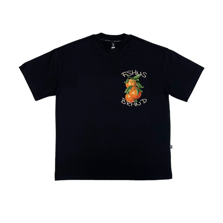 Oranges Oversize Tee | Black,  Orange | Fruits   FSHNS