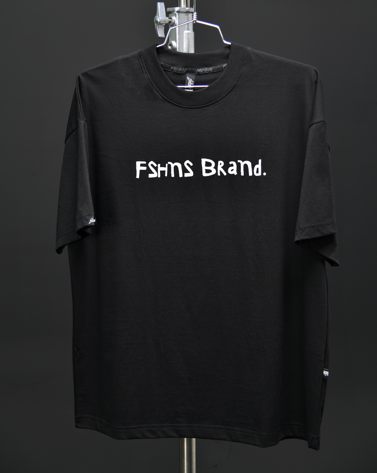 Stone Age Oversize Tee | Black , W. Puff| FSHNS