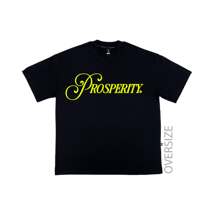 Prosperity Legacy  Oversize Tee| Black, Yellow Neon   | FSHNS