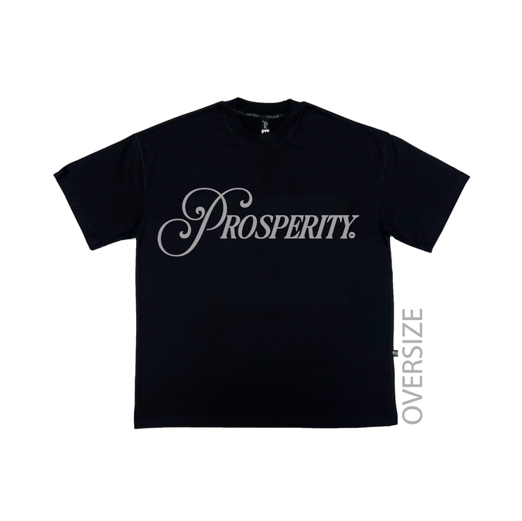 Prosperity Legacy  Oversize Tee| Black, Refl. Grey   | FSHNS