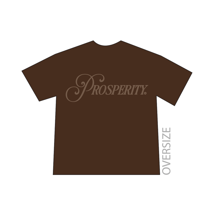 Prosperity Legacy  Oversize Tee| Brown , Seamless   | FSHNS