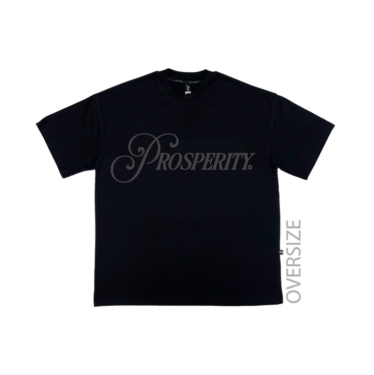 Prosperity Legacy  Oversize Tee|  Black, Glitter Black   | FSHNS