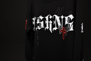 Holy Vice Crewneck| Black, Black Glitter | FSHNS Pray Collection