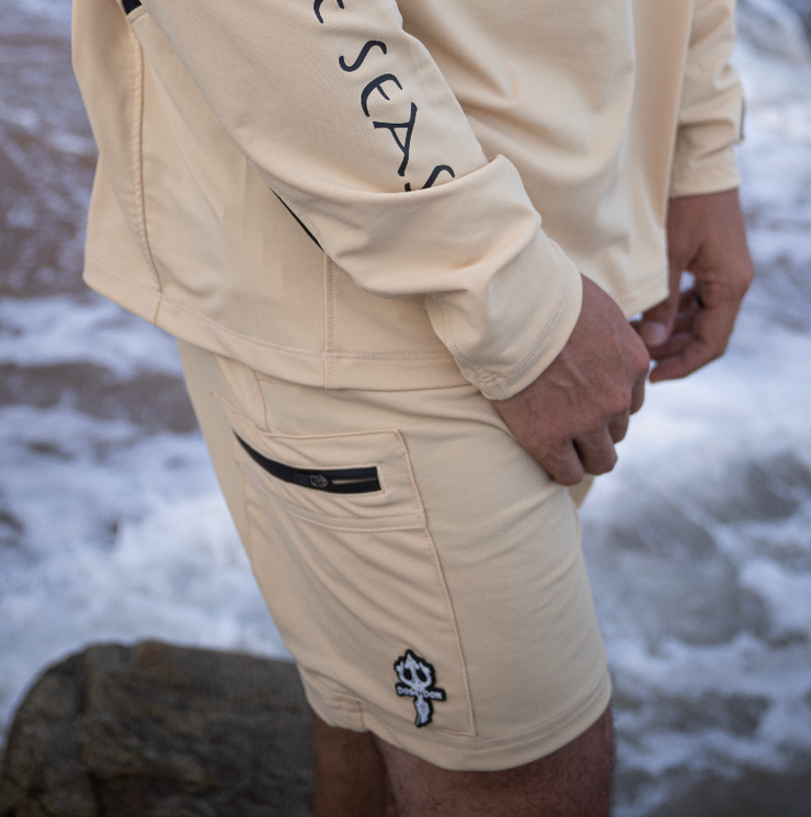 TRIDENT Swim Short 18"  | Beige | FSHNS