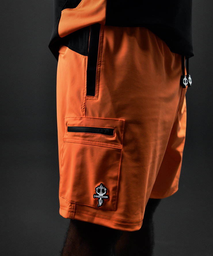 TRIDENT Swim Short 18"  |Orange neon | FSHNS