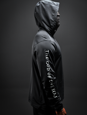 TRIDENT HOODED SHIRT | Black | FSHNS