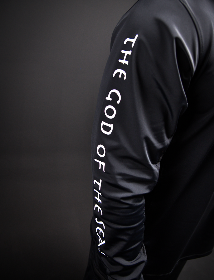 TRIDENT HOODED SHIRT | Black | FSHNS