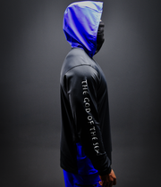 TRIDENT HOODED SHIRT| Black, Royal Blue | FSHNS