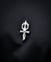 TRIDENT HOODED SHIRT| Black, Royal Blue | FSHNS