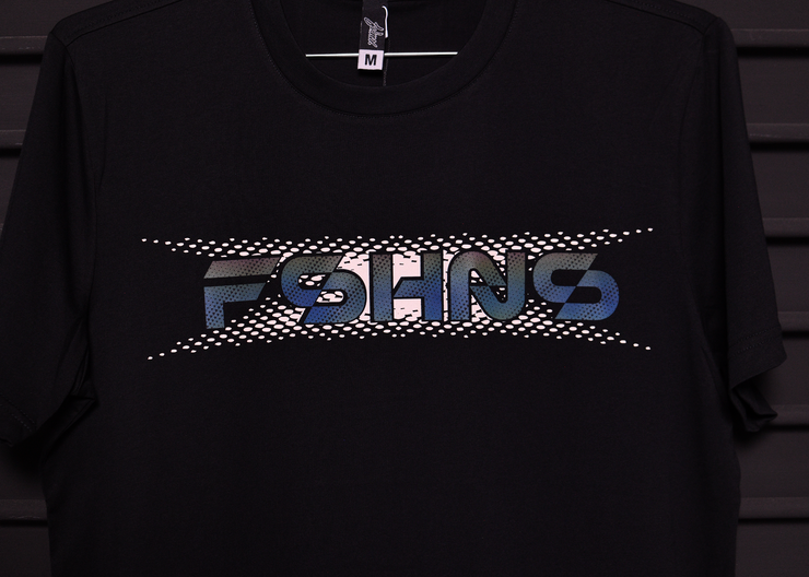 FSHNS Premium Tee | Black , Reflective Black, Beige |  Robotic Splash