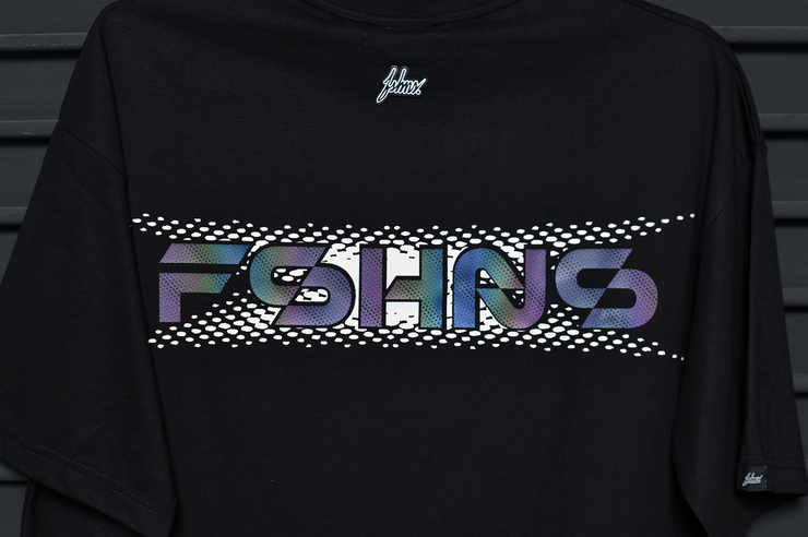 FSHNS Boxy Tee | Black , Beige , Black Ref. | Robotic Splash