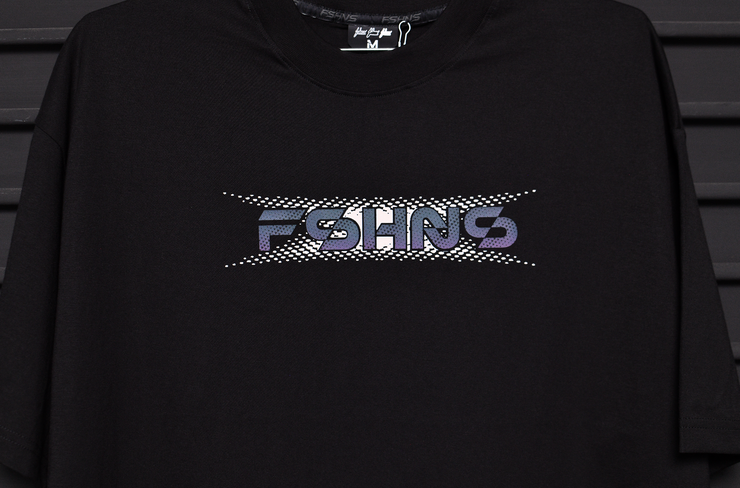 FSHNS Boxy Tee | Black , Beige , Black Ref. | Robotic Splash