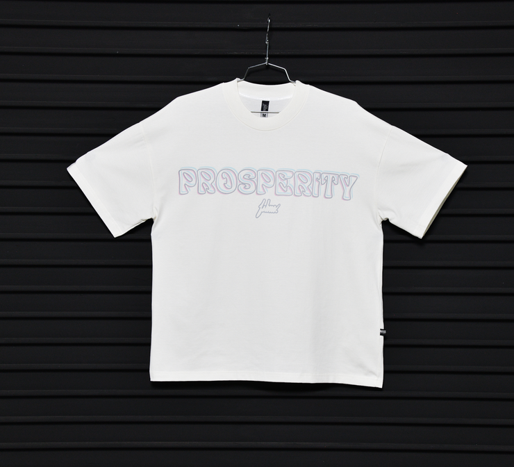 FSHNS OVERSIZE tee |Vanilla, Pink, B. Blue Ref. White| Prosperity Multiply