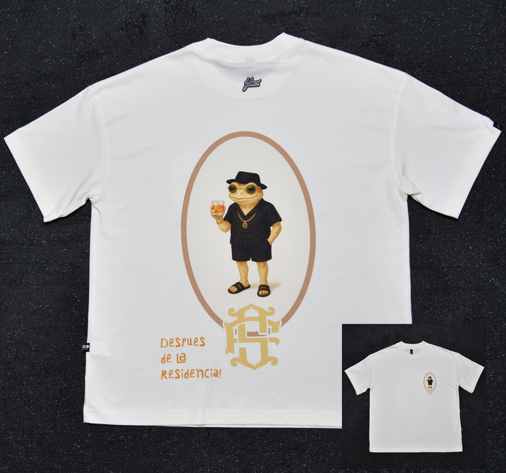 Concho Whisky Oversize tee | Vanilla ,  BLack | Sapo Concho Collection