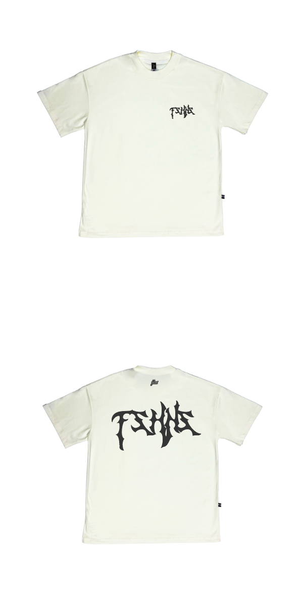 FSHNS Oversize tee 02 |Vanilla, Black | Cyber Style 2025  Collection