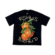 Oranges Oversize Tee | Black,  Orange | Fruits   FSHNS