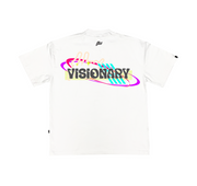 FSHNS OVERSIZE tee | White , Lilac  | Galactic Visionary