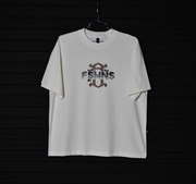 Logo Oversize tee | Vanilla,  Brown | Zorath Visionary Collection