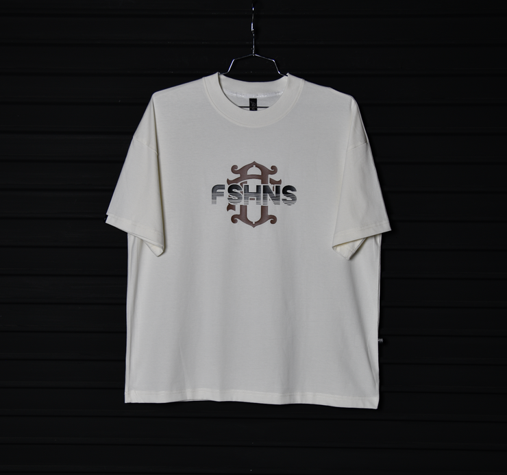 Logo Oversize tee | Vanilla,  Brown | Zorath Visionary Collection