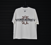 Logo Oversize tee | Vanilla,  Brown | Zorath Visionary Collection