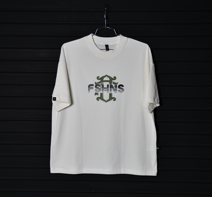 Logo OVERSIZE tee | Vanillla, Olive | Zorath Visionary Collection