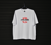 Logo Oversize tee | White, Red  | Zorath Visionary Collection