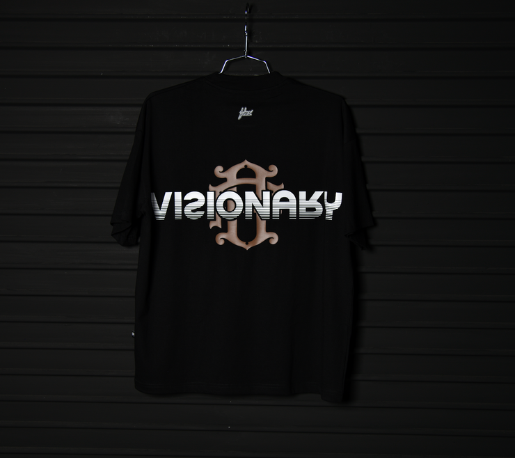 Logo Oversize tee | Black ,  Brown | Zorath Visionary Collection